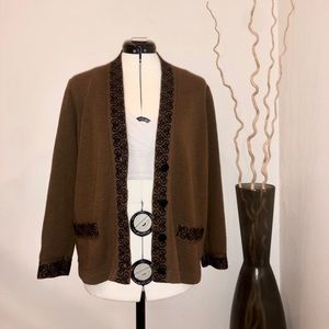 Vintage Brown Cardigan